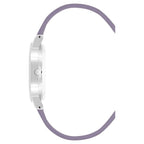 Purple Plastic Dress Watch