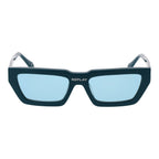 Turquoise Plastic Sunglasses