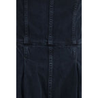 Blue Cotton Jumpsuit