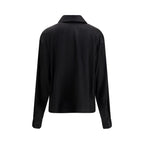 Black Silk Dress Shirt