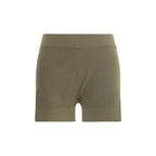 Bicolor Cotton Bermuda Shorts
