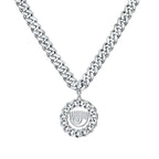 Gray Stainless Steel Necklace