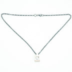 Gray Silver Necklace