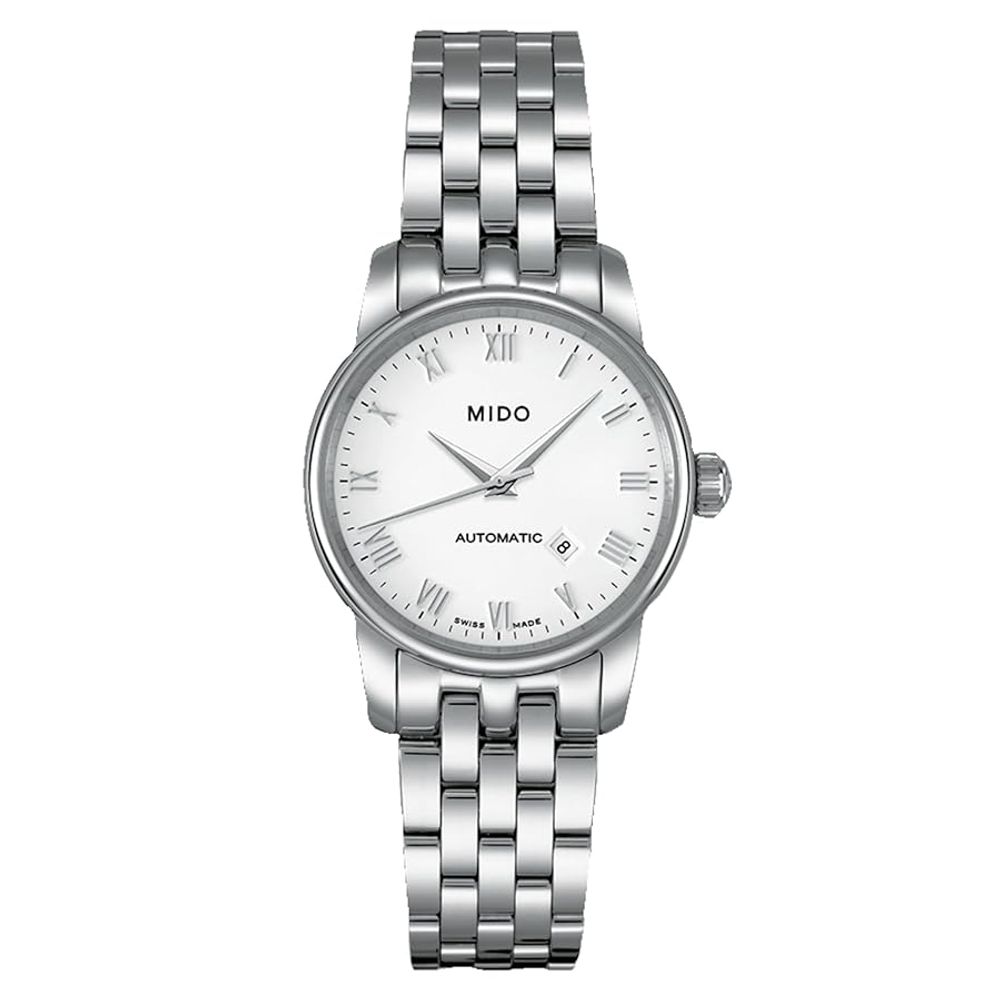 Gray Stainless Steel Dress Watch