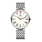 Gray Stainless Steel Dress Watch