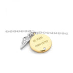 Gray Silver Bracelet