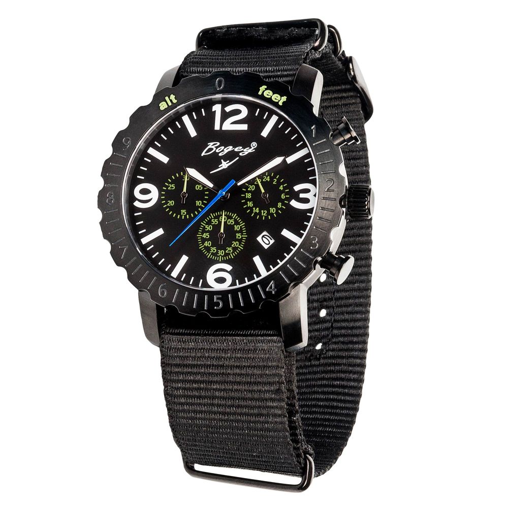 Black Rubber Sport Watch