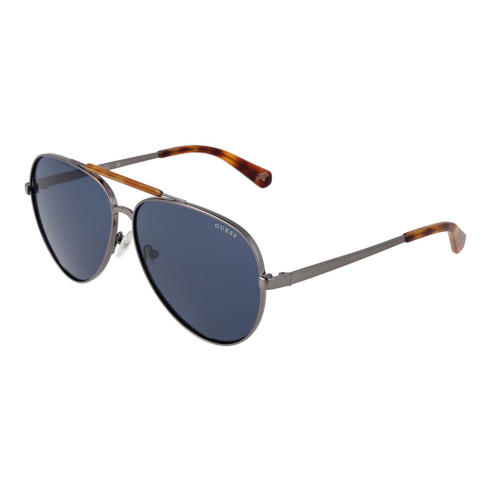 Gray Metal Sunglasses