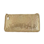 Gold Synthetic Handbag
