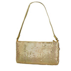 Gold Synthetic Handbag