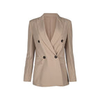Beige Virgin Wool Coat