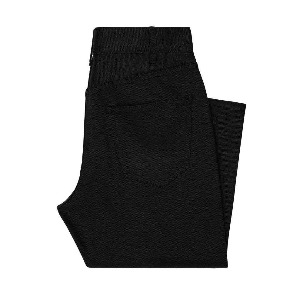 Black Cotton Skinny Jeans