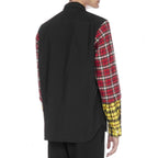 Black Cotton Pattern Shirt