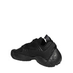 Black Polyethylene Athletic Sneakers