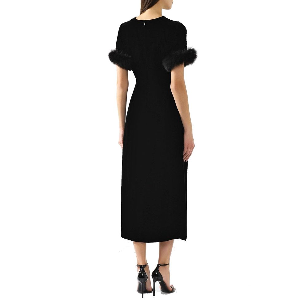 Black Viscose Cocktail Dress