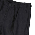 Gray Wool Casual Pants