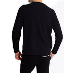 Black Cotton Sweatshirt