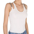 White Cotton Tank Tops