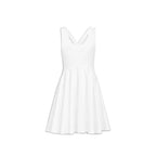 White Cotton Casual Dress