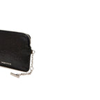 Black Calfskin Clutch Bag
