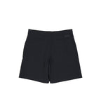 Black Cotton Bermuda Shorts
