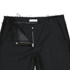 Black Virgin Wool Bermuda Shorts