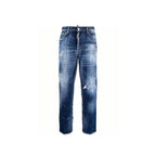 Blue Cotton Jeans Denim