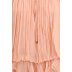 Multicolor Silk Casual Dress