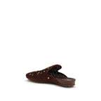 Brown Calf Leather Bos Taurus Mules