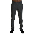 Black Cotton Dress Pants