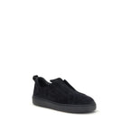 Black Calf Leather Bos Taurus Low Top Sneakers