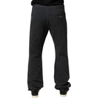 Black Straight Fit Mid Waist Denim Trouser Jeans