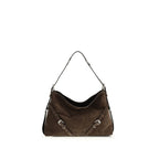 Black Calf Leather Bos Taurus Shoulder Bag