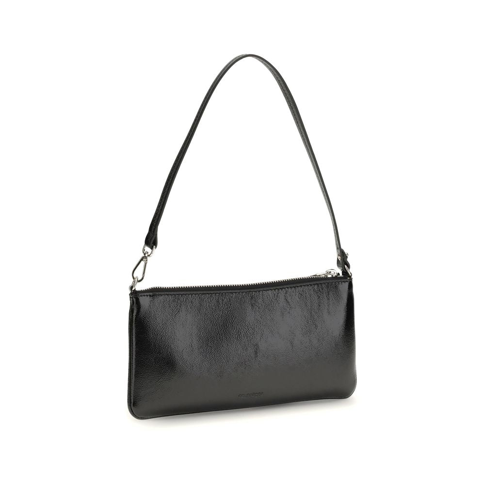 Black Cowhide Shoulder Bag