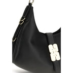 Black Calf Leather Bos Taurus Shoulder Bag