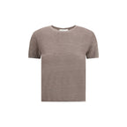 Brown Cashmere T-Shirt