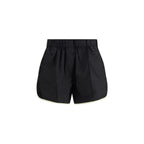 Black Recycled Polyamide Bermuda Shorts