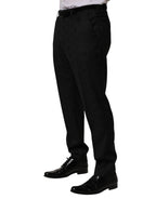 Black Wool Skinny Dress Formal Trouser Pants