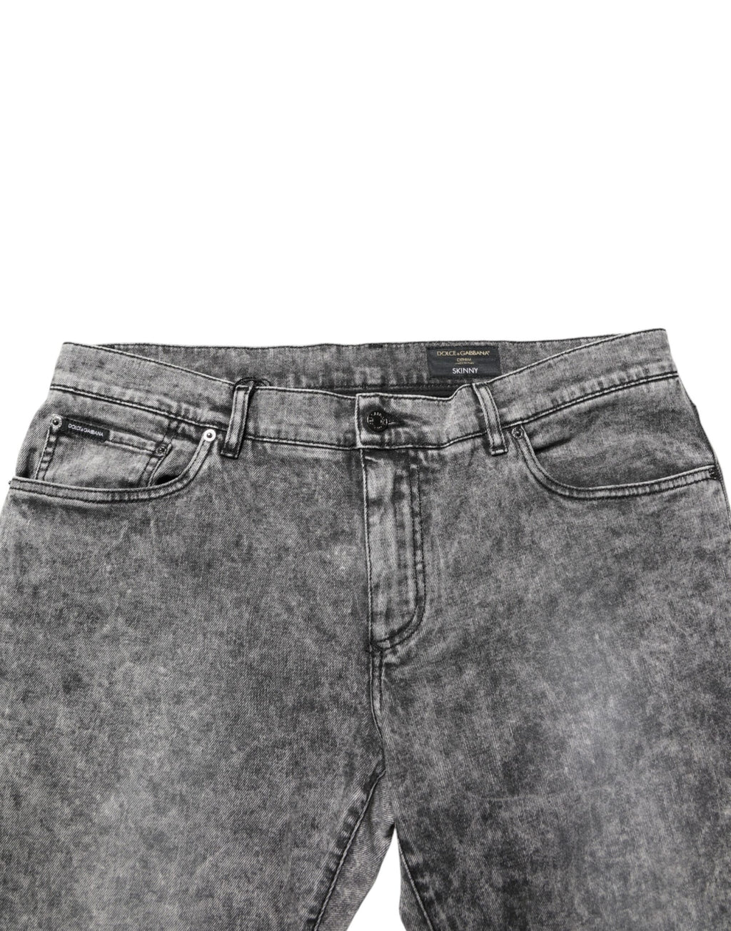 Gray Cotton Straight Leg Denim Trouser Jeans