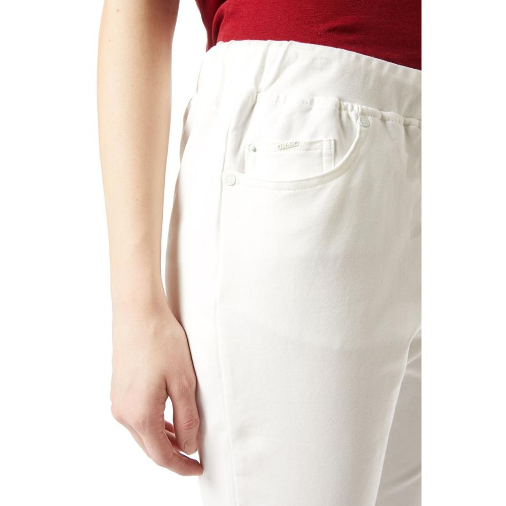 Black Cotton Casual Pants