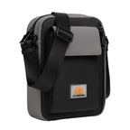Black Polyethylene Crossbody Bag