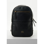 Black Polyethylene Crossbody Bag