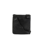 Black Polyethylene Crossbody Bag