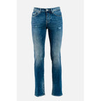 Blue Cotton Jeans Denim