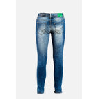 Blue Cotton Jeans Denim