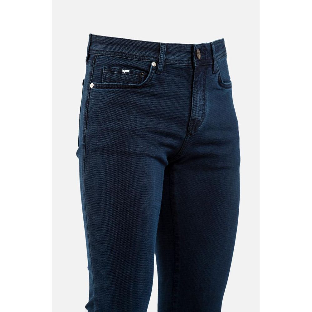 Blue Cotton Jeans Denim