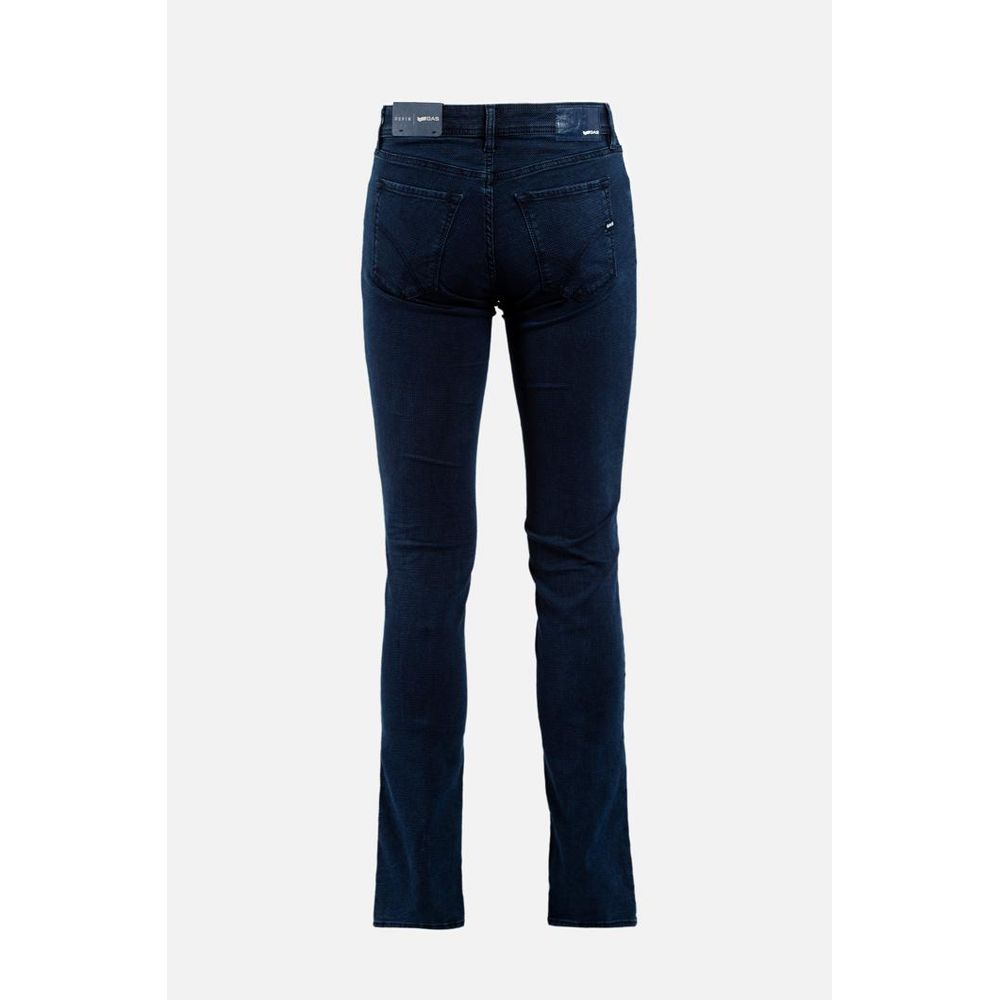 Blue Cotton Jeans Denim