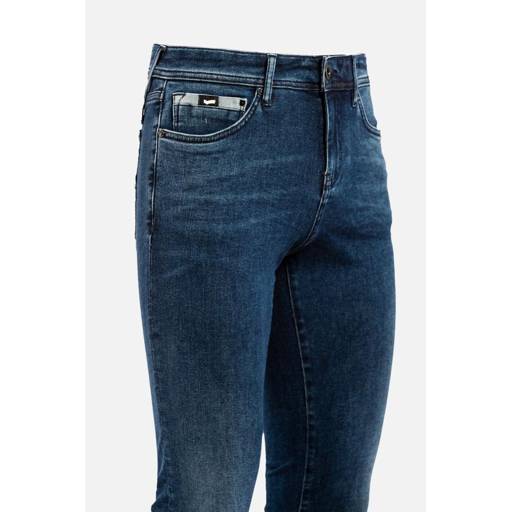 Blue Cotton Jeans Denim