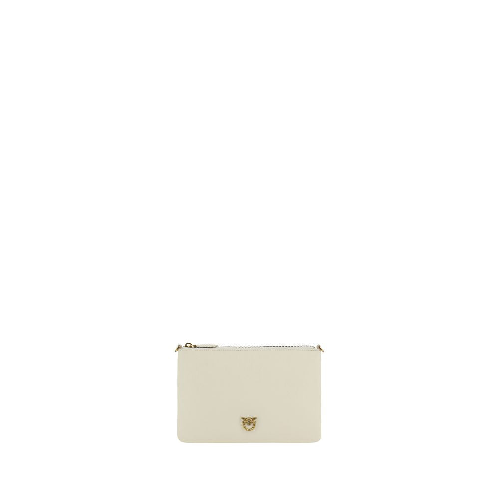 Beige Calf Leather Bos Taurus Shoulder Bag
