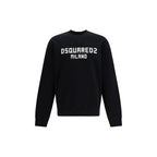 Black Cotton Sweatshirt